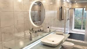 Modern Bathroom Lighting Installation in Urbana, MD